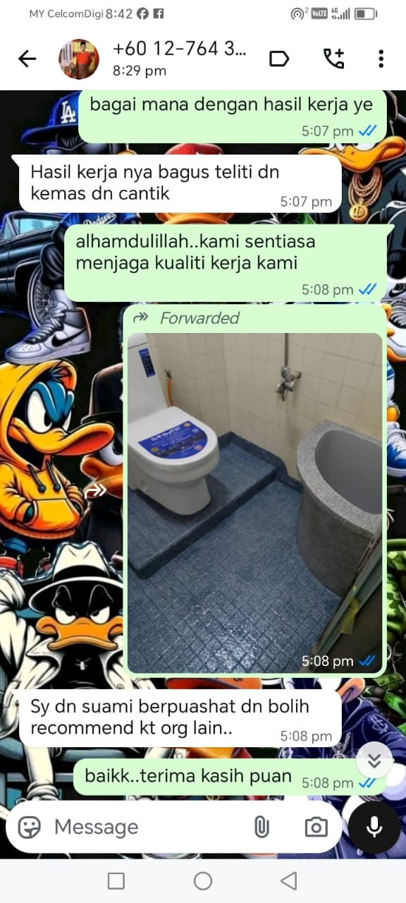 Testimoni WhatsApp pelanggan 2